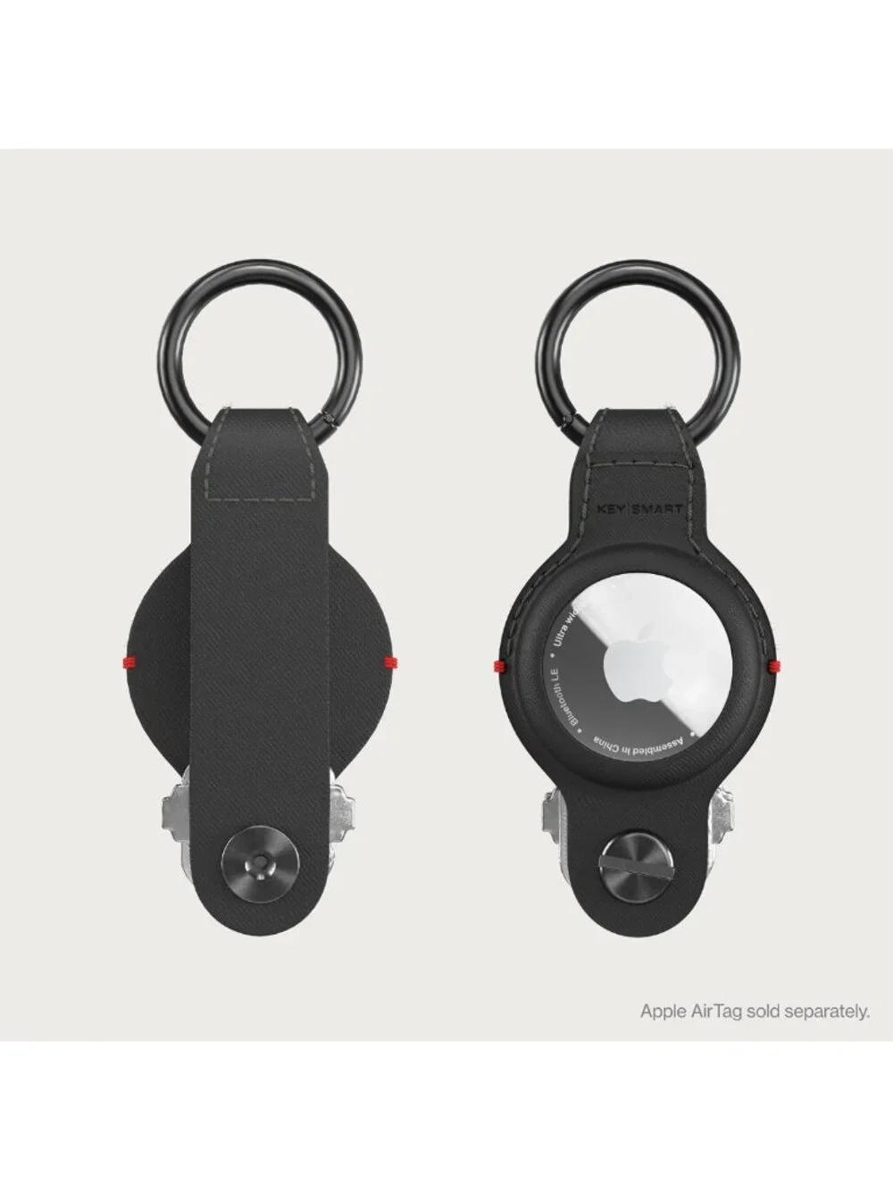 Premium Keychain Key Holder for Apple AirTag - 5 Key Organizer, Sleek Design